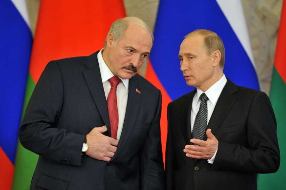 Александр Лукашенко и Владимир Путин. Фото: Komsomolskaya Pravda/Global Look Press/www.globallookpress.com