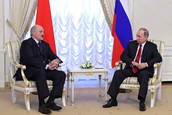 Александр Лукашенко и Владимир Путин. Фото: Kremlin Pool/Global Look Press/www.globallookpress.com