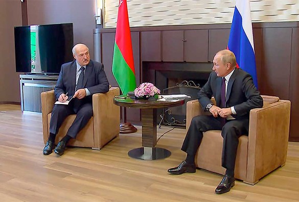  Александр Лукашенко и Владимир Путин. Фото: president.gov.by