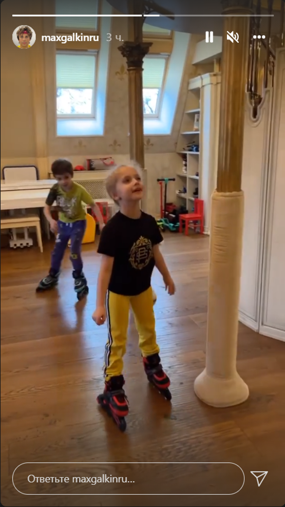 Скриншот: instagram.com/stories/maxgalkinru