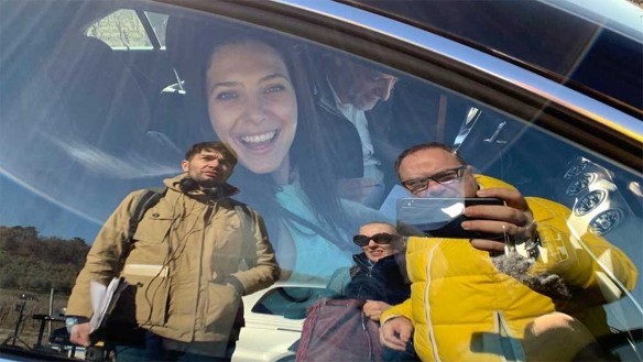 Музыченко, Корнеев и итальянские актеры. Фото: Пресс-служба
