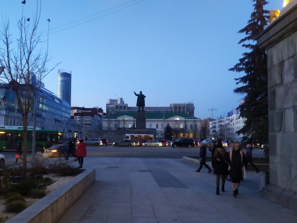 Памятник Ленину в Екатеринбурге. Фото: Екатерина Ежова