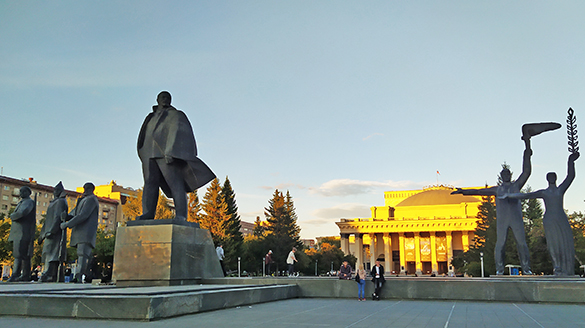 Ленин в Новосибирске. Фото: Екатерина Ежова