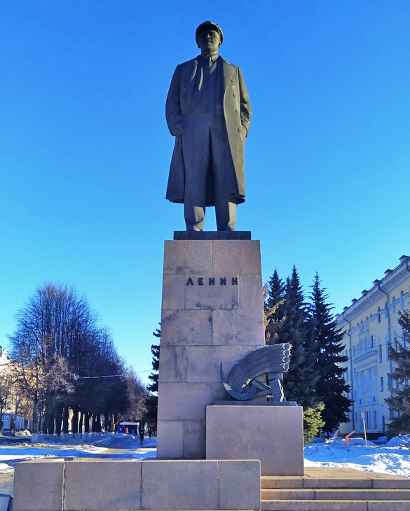 Ленин в Йошкар-Оле. Фото: Екатерина Ежова