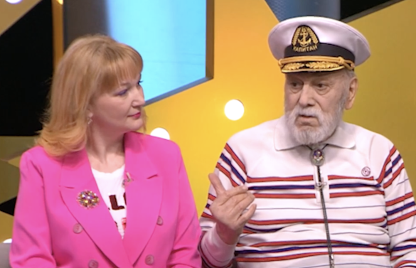 Бедрос Киркоров и Олеся. Фото: Кадр шоу "Звезды сошлись"