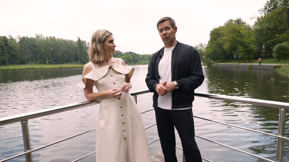 Лаура Джугелия и Стас Пьеха. Фото: YouTube / @FAMETIMETV