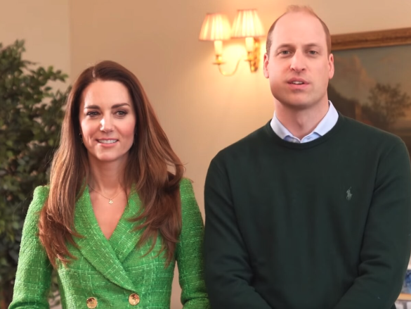 Кейт Миддлтон и принц Уильям. Кадр: YouTube