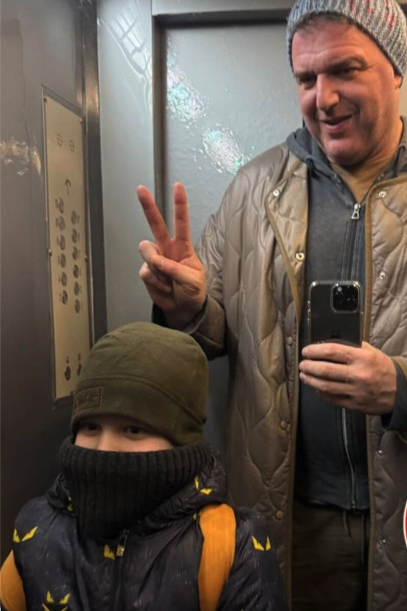 Максим Виторган и Платон. Фото: соцсети