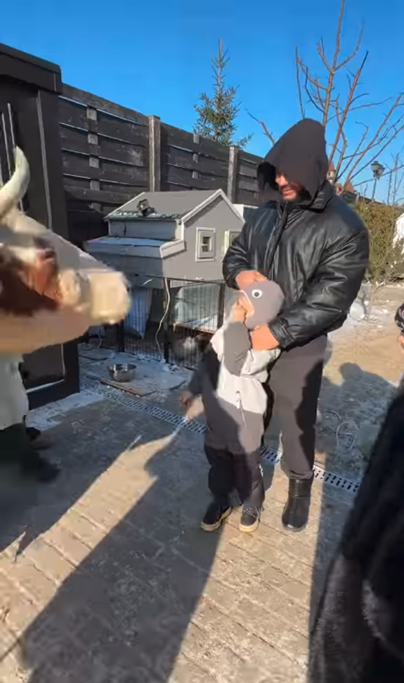 Джиган с сыном Давидом. Кадр: соцсети