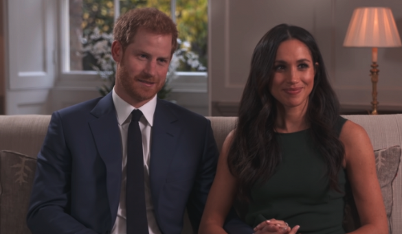 Меган Маркл и принц Гарри. Кадр: YouTube