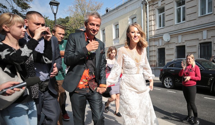 Как прошла эпатажная свадьба Ксении Собчак и Константина Богомолова