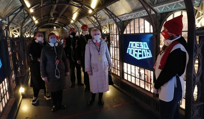 В Смоленск прибыл передвижной музей «Поезд Победы», посвященный 75-летию Победы в Великой Отечественной войне