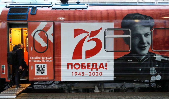 В Тулу приехал уникальный поезд-музей истории ВОВ „Поезд победы“
