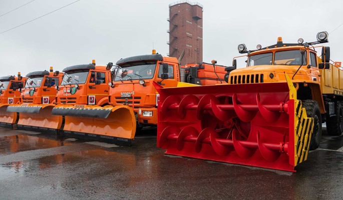 Коммунальная техника в Москве подготовилась к снегопадам