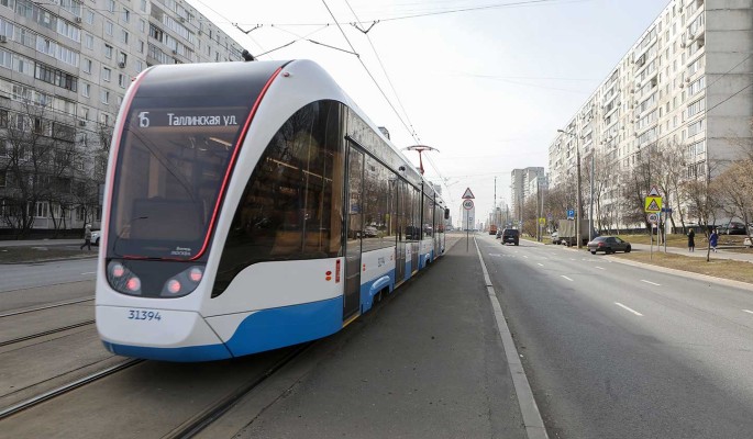 60 низкопольных вагонов появилось на трамвайных маршрутах в Москве с начала 2021 года