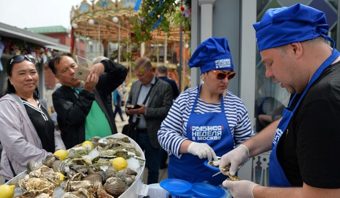 Собянин пригласил москвичей и гостей города на фестиваль "Рыбная неделя"