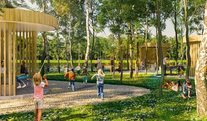 В парке "Покровское-Стрешнево" обновят детские площадки