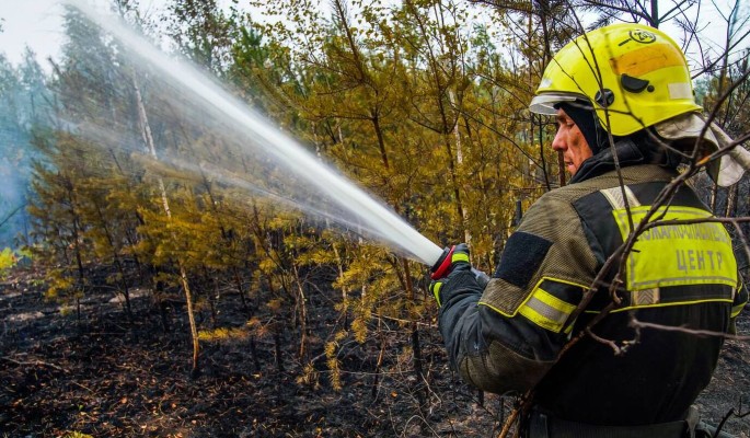 Собянин лично проинспектировал работу московских спасателей при тушении пожаров в Рязанской области