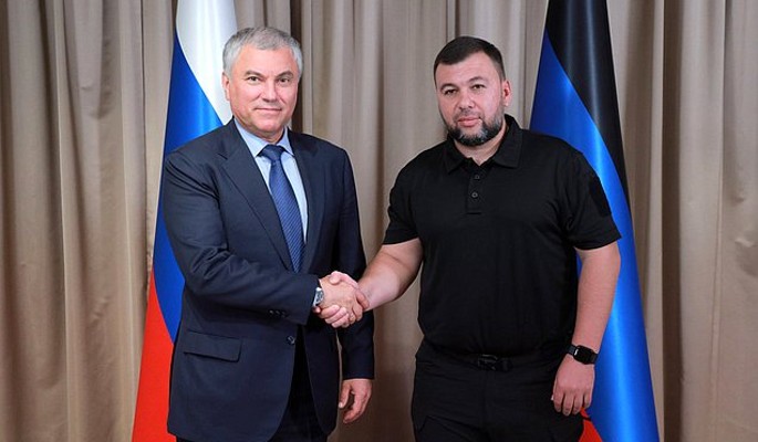 Володин посетил ДНР