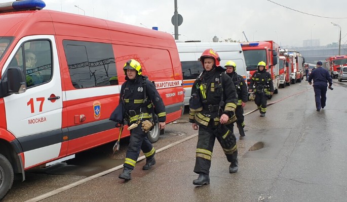 Пожар на северо-востоке Москвы ликвидирован, сведений о пострадавших нет  экстренные службы
