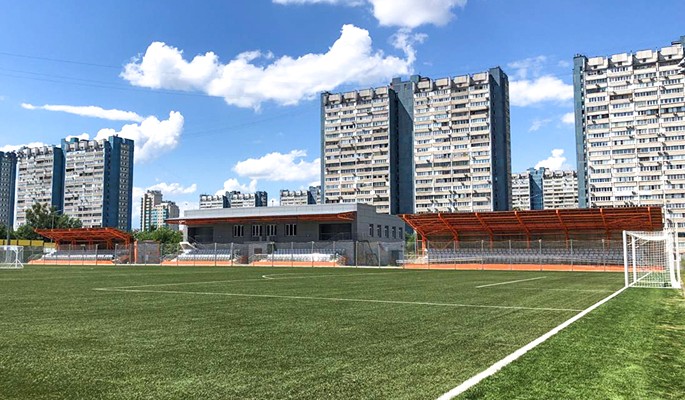 В районе Ясенево ввели в эксплуатацию новое футбольное поле