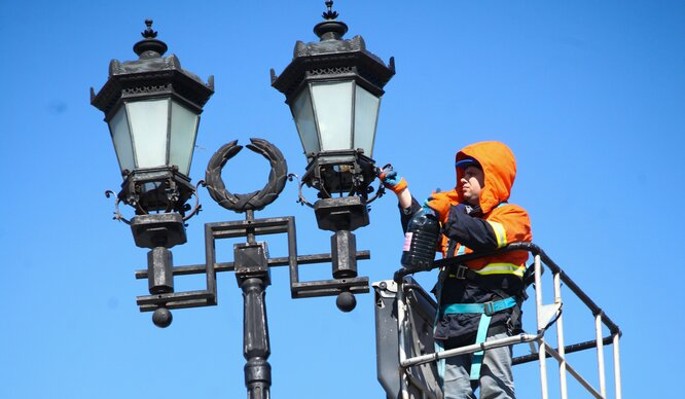 Количество осветительных приборов в Москве превысило один миллион