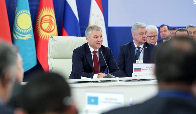 Володин рассказал о приоритетах работы парламентариев ОДКБ