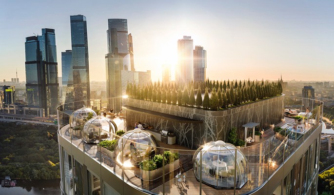 В жилом комплексе на западе Москвы появится зона отдыха с естественным солярием