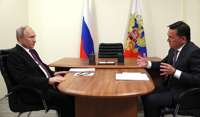 Воробьев попросил Путина поддержать проект по благоустройству Подмосковья "Парки в лесах"