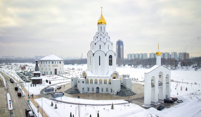 Собянин принял участие в открытии нового храма в Тушине