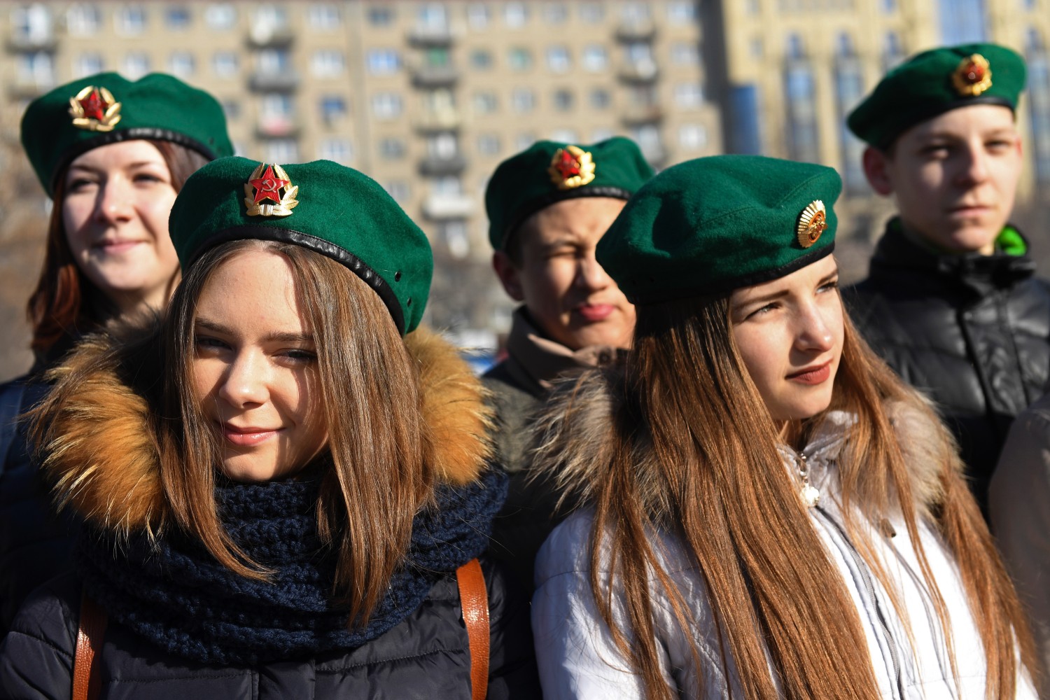 Young people in russia