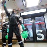 Собянин рассказал о дезинфекции в общественном транспорте Москвы