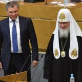Володин поздравил Патриарха Кирилла с 75-летием 