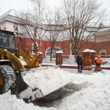 Собянин: Москва занимает первое место в мире по оперативности уборки снега