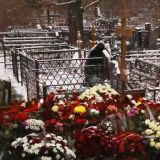 Могила Градского утонула сразу после похорон