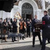 Опубликованы кадры с похорон Владимира Жириновского