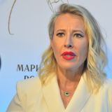 Ксения Собчак пешком пересекла белорусско-литовскую границу