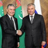 Володин обсудил с Бердымухамедовым развитие межпарламентских отношений