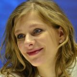 Арзамасова привезла сына на презентацию книги