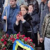 Жена иноагента Пугачева появилась на могиле Кикабидзе с главой украинских боевиков Зеленским