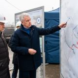 Собянин рассказал о ходе реконструкции развязки МКАД с улицей Верхние Поля