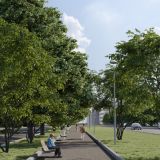 Больше зелени и новые газоны: Собянин рассказал о планах благоустройства участка Ленинского проспекта