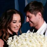 Бывшего Ольги Бузовой засмущала дама в прозрачном платье