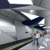 До станции метро 