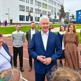 Собянин открыл новую школу в Молжаниновском районе