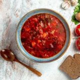 К Великому посту: готовим борщ без мяса / Рецепт борща с фасолью 