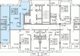 Планировка трехкомнатной квартиры площадью 90,5 м2