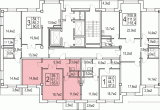 Планировка двухкомнатной квартиры площадью 65 м2